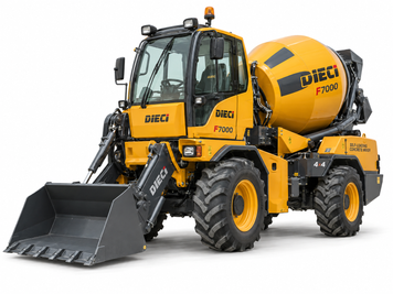Dieci F 7000 &mdash; самохідний автобетонозмішувач із самозавантаженням dieci f7000 фото